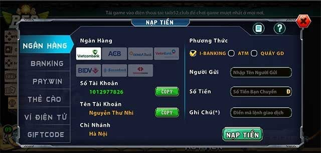 Các giao dịch tại nhà cái đơn giản