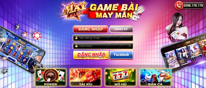 Giới thiệu tổng quan về thương hiệu cổng game bài MayClub