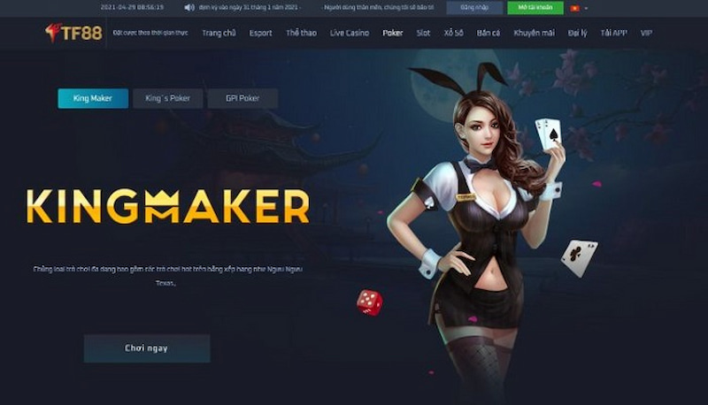 TF88 Game bài thú vị tại TF88