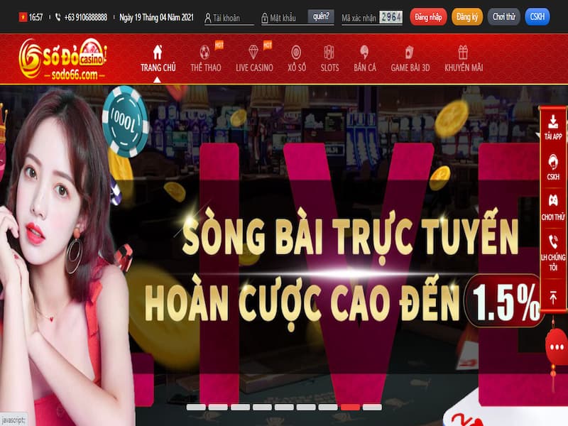 Một số khuyến mãi mới nhất tại Sodo66